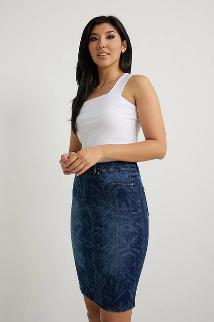 Joseph Ribkoff Josie Denim Skirt | Denim | Jr71 Clothing 1 Joseph Ribkoff Josie Denim Skirt | Denim | Jr71 Clothing