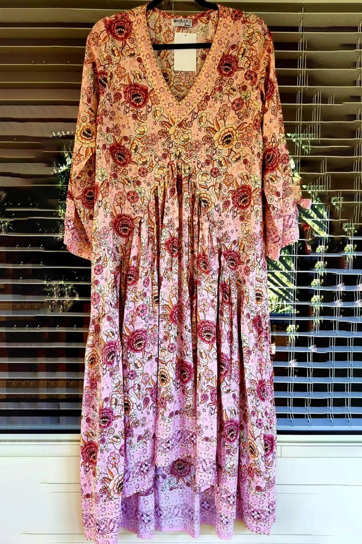 Ombak Clothing Pretty In Pink Maxi | OM9 S 1 Ombak Clothing Pretty In Pink Maxi | OM9 S