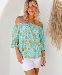 Zen Garden Brianna Top | Sea | ZG5s Tops