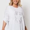 Threadz Clothing 2 In 1 Star Like Shirt | White | TZ45