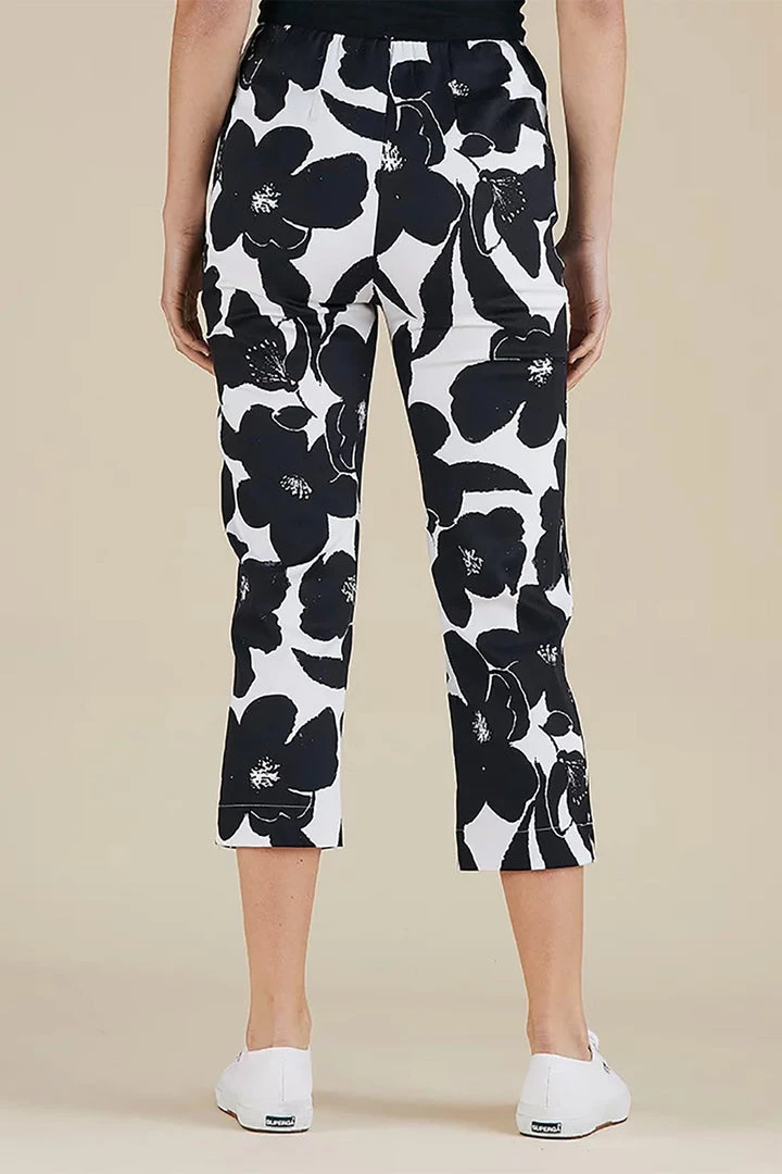 Threadz Black Floral Pants | TZ2 5 Threadz Black Floral Pants | TZ2
