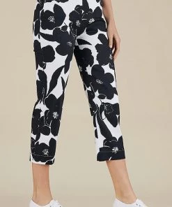 Threadz Black Floral Pants | TZ2 7 Threadz Black Floral Pants | TZ2