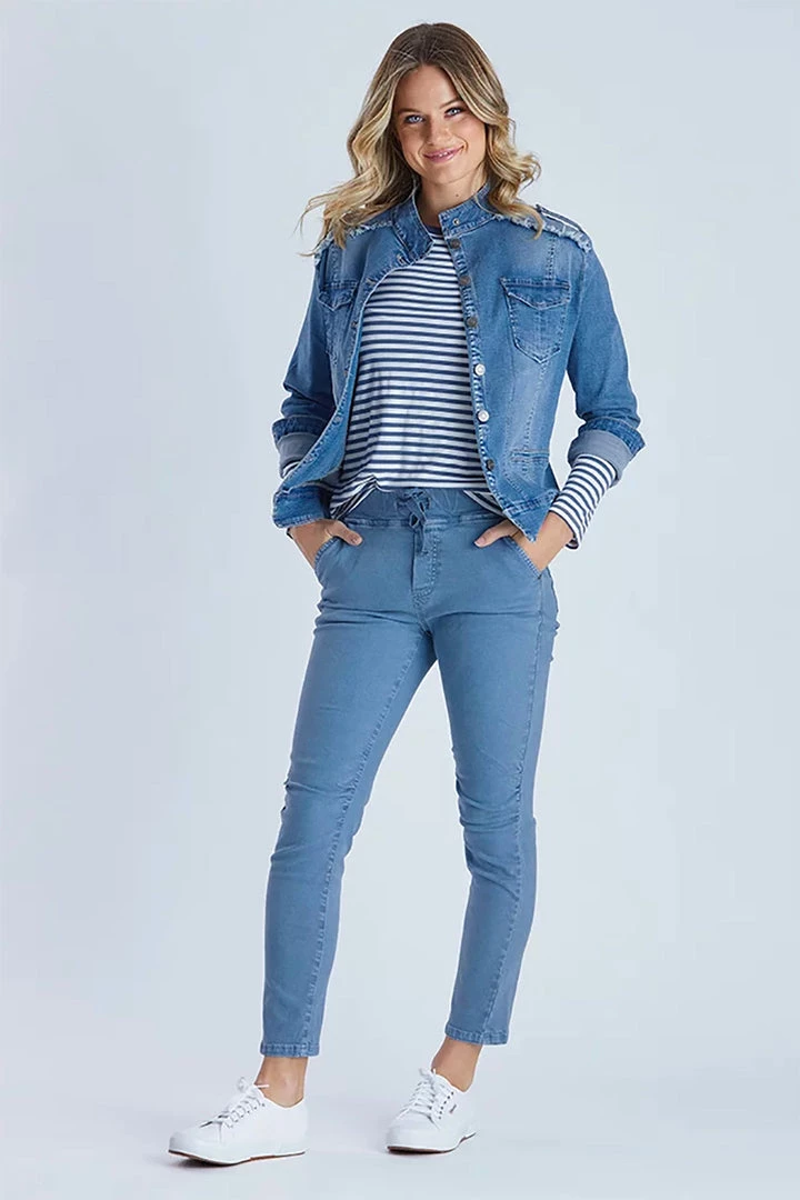 Threadz Military Denim Jacket | TZ22 3 Threadz Military Denim Jacket | TZ22