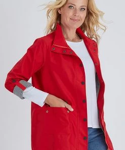 Gordon Smith Marine Zip Coat | Red | GS14