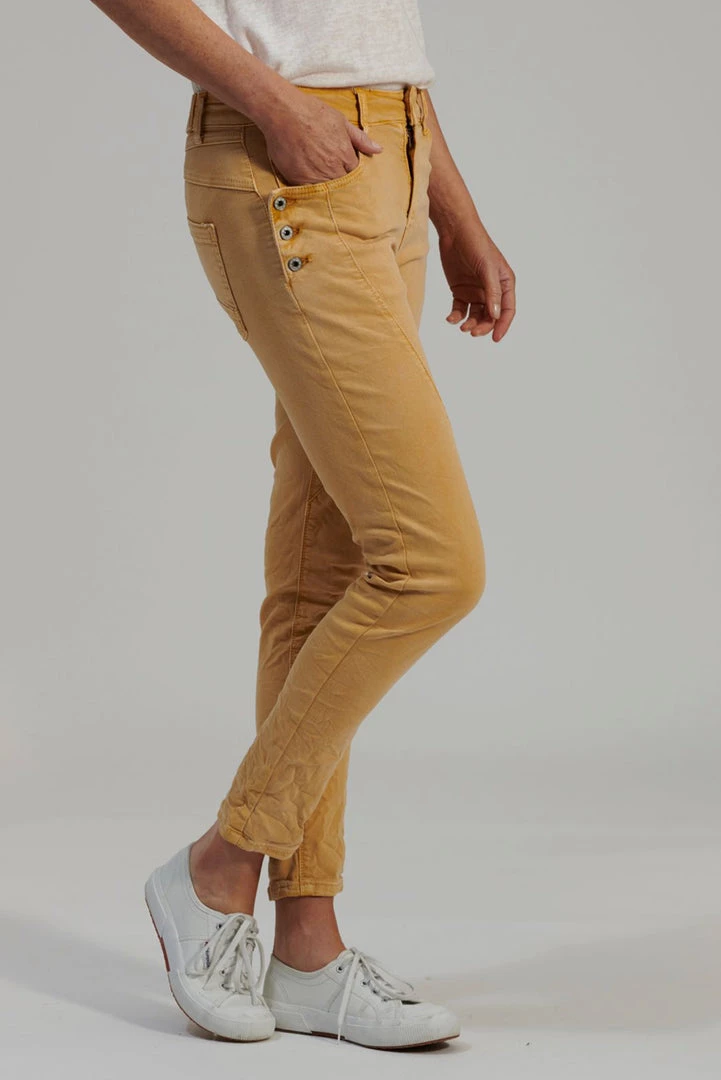 Italian Star Liberation Jeans | Mustard | IS16 2 Italian Star Liberation Jeans | Mustard | IS16