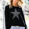 3RD STORY Mini Star Sweater | Black | 3RD4