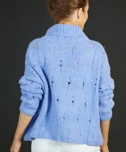 Love From Italy Knitwear/Jumpers Drop Stitch Jumper | Lavender | LFI1