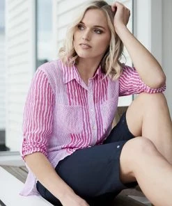 Vassalli Poplin Short - Navy