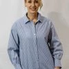 Goondiwindi Cotton Tops Stripe Shirt - Navy White