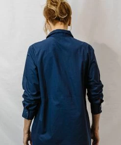 Goondiwindi Cotton 1/2 Placket Shirt | Navy 5 Goondiwindi Cotton 1/2 Placket Shirt | Navy