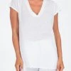 Ridley Linen Charlotte Tee - White-R4