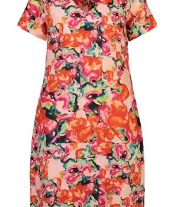 Foil Clothing Social Gatherings Linen Dress | Swirl | F4 S