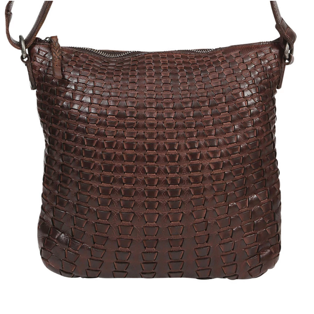 Modapelle Handbags Crossbody Woven Bag | Chocolate 2 Modapelle Handbags Crossbody Woven Bag | Chocolate