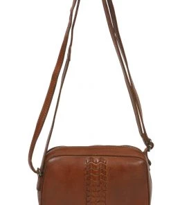 Modapelle Handbags Cross Body Woven Bag | Tan | ML47