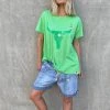 Hammill + Co Summer Bull Tee | Green | HC21 Tops