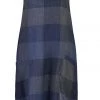 Foil Well Established Linen Dress | Marine Check | F5 S Dresses