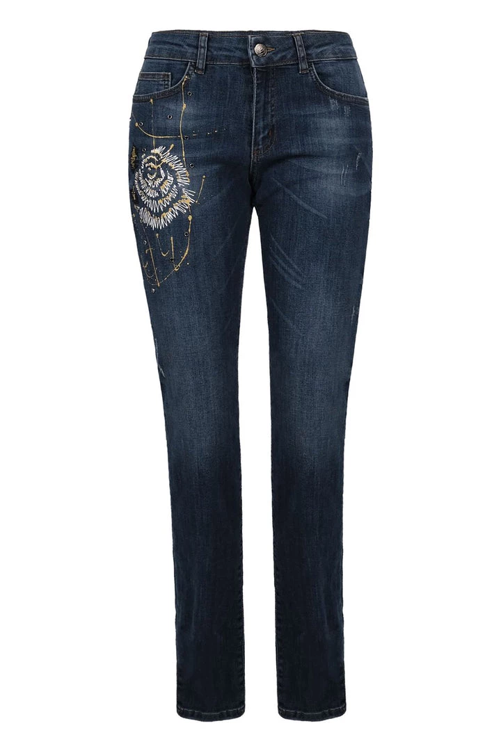 Dolcezza Blue Slim Jeans | D18 4 Dolcezza Blue Slim Jeans | D18