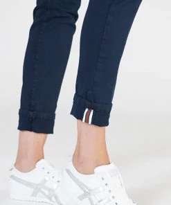 Italian Star Polo Ankle Detail Jeans | Ink | IS15