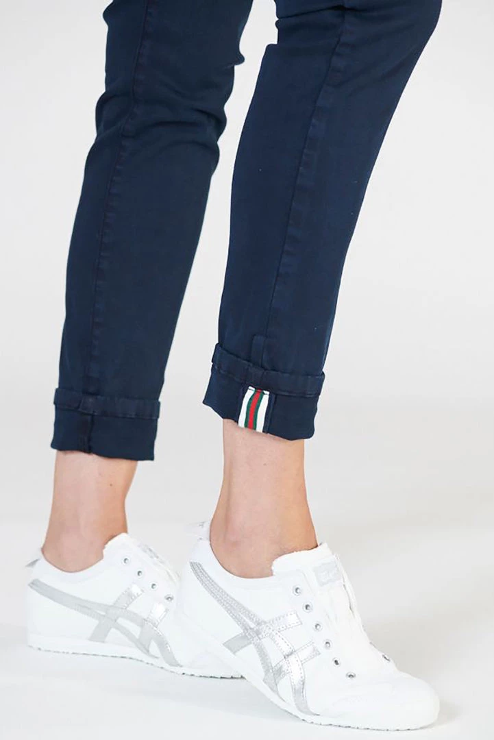 Italian Star Polo Ankle Detail Jeans | Ink | IS15 2 Italian Star Polo Ankle Detail Jeans | Ink | IS15