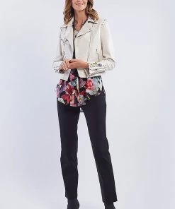 Hammock & Vine Clothing Floral Print Ruffle Shirt | HV1