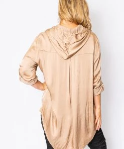 The Italian Closet Ottavia Hoodie | Caramel | TIC16