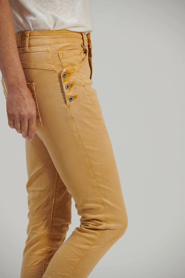 Italian Star Liberation Jeans | Mustard | IS16 5 Italian Star Liberation Jeans | Mustard | IS16
