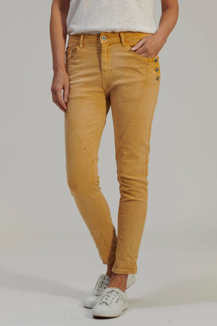 Italian Star Liberation Jeans | Mustard | IS16 1 Italian Star Liberation Jeans | Mustard | IS16