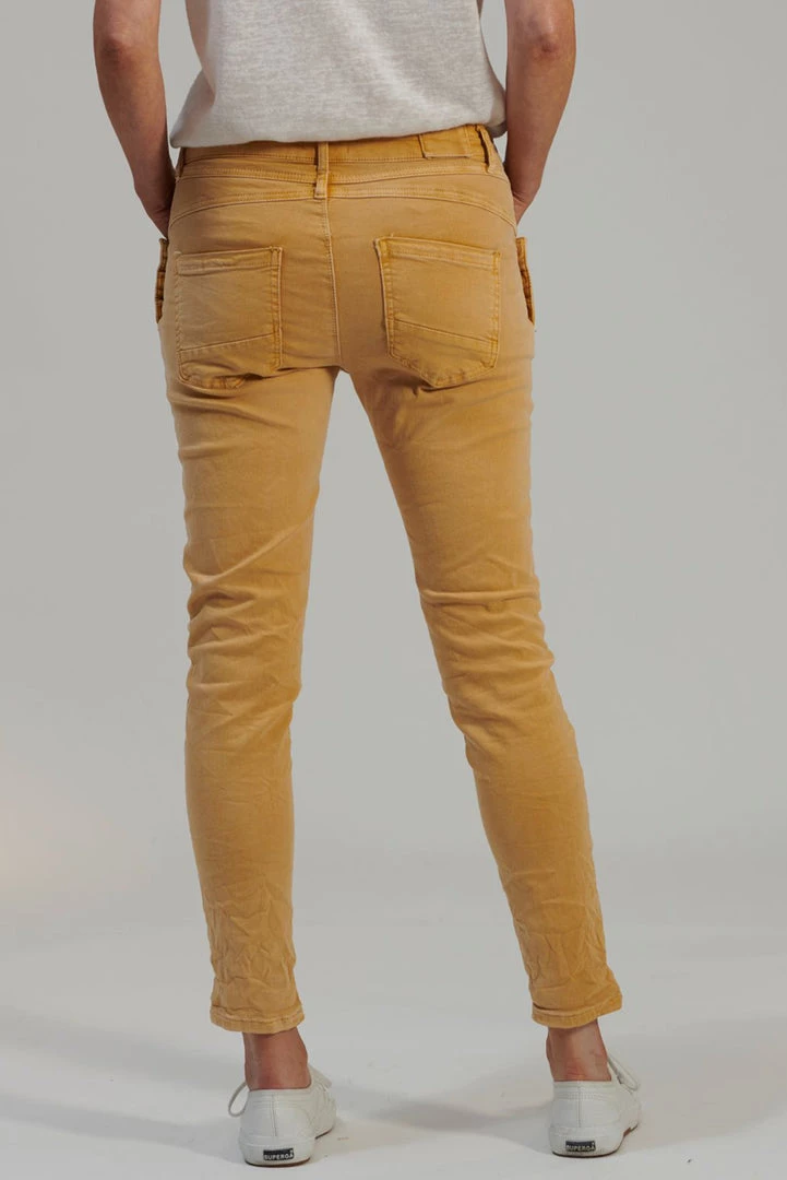 Italian Star Liberation Jeans | Mustard | IS16 4 Italian Star Liberation Jeans | Mustard | IS16