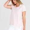 3RD STORY Brighton Tee | Blush Marle | 3RD3 Clothing