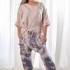 The Italian Cartel Clothing Aida Linen Pants | Pink | IC25