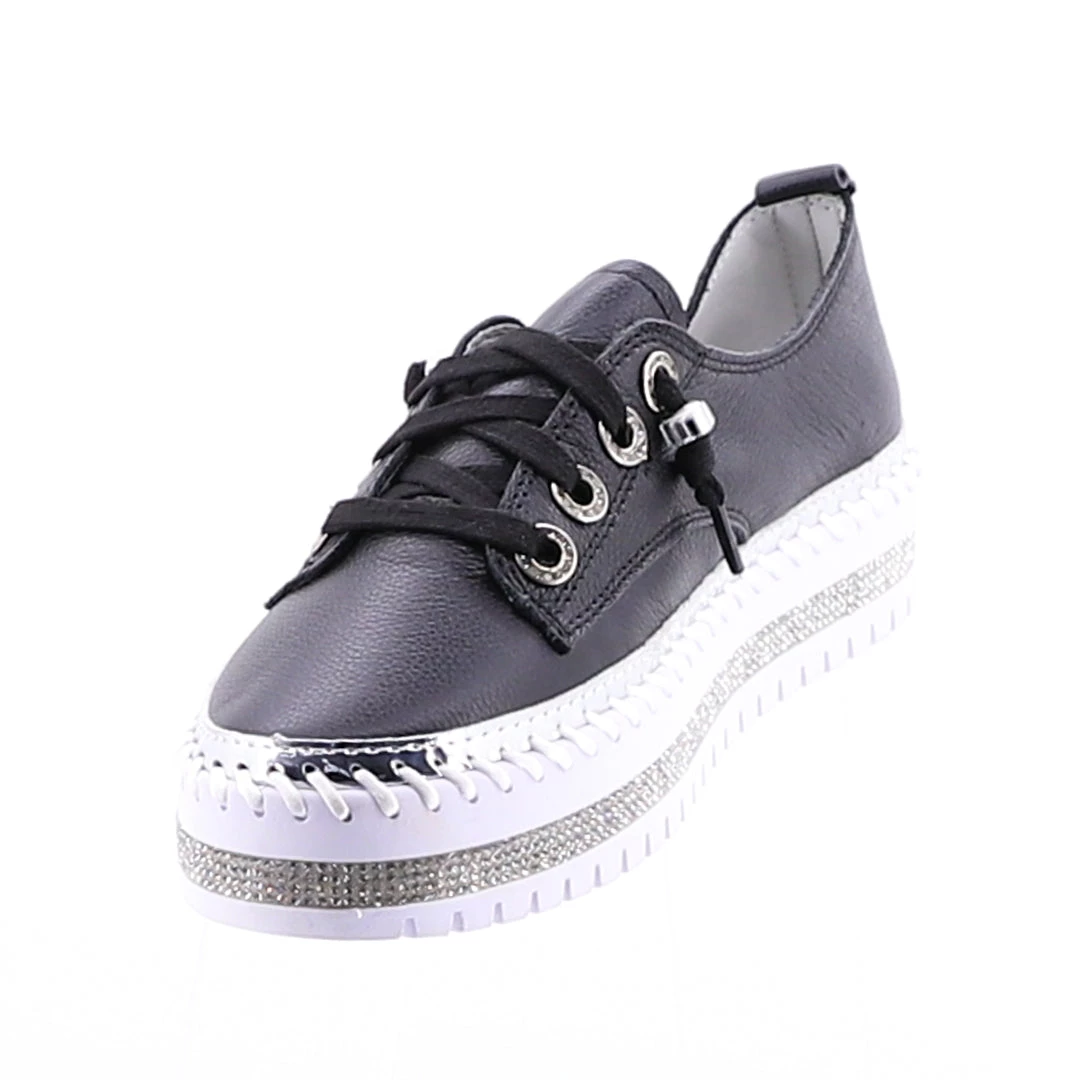 Ameise Shoes Susan Lace Up Sneaker | Black | AM1 3 Ameise Shoes Susan Lace Up Sneaker | Black | AM1