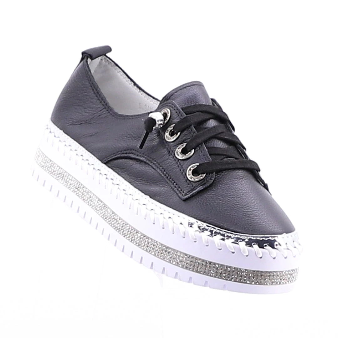 Ameise Shoes Susan Lace Up Sneaker | Black | AM1 1 Ameise Shoes Susan Lace Up Sneaker | Black | AM1