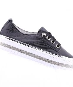 Ameise Shoes Susan Lace Up Sneaker | Black | AM1