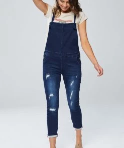 New London Clothing Bibury Denim Overalls | Denim | NLJ19