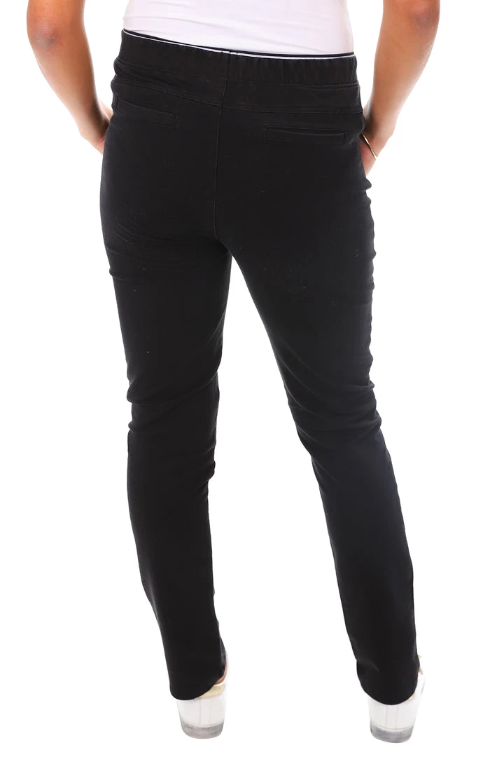 Renoma Pull On Leisure Pants | Black | R1 Clothing 3 Renoma Pull On Leisure Pants | Black | R1 Clothing