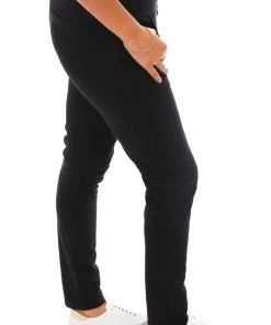Renoma Pull On Leisure Pants | Black | R1 Clothing