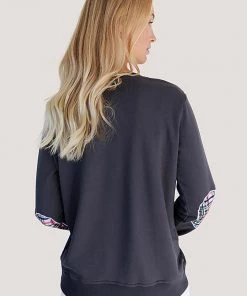 Est 1971 Knitwear/Jumpers Bright Plaid Star Cotton Windy | Coal | EST2