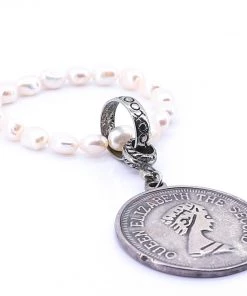 Pizazz Boutique Queens Large Coin Bracelet