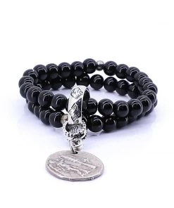 Pizazz Boutique Roman Coin Bracelet