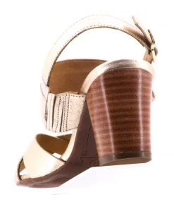 Brazilio Shoes Cham Sandal Heel - Gold