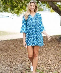 Lula Life Resort Wear Valentina Beach Dress | Ocean | S