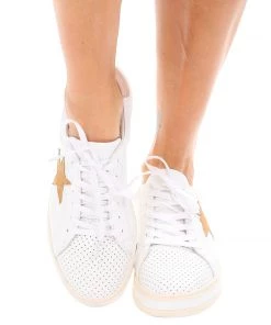 Alfie & Evie Shoes Pixie Leather Sneaker | Camel | AE3
