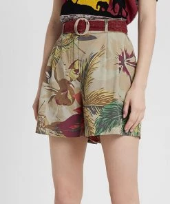 Desigual High Waisted Shorts | Camoflower | DG8s