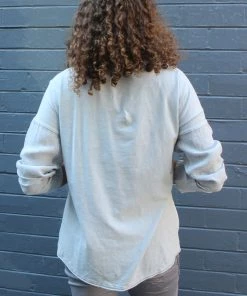 Cest Parfait Tops Long Sleeve Star Heart Top | Grey | CP12