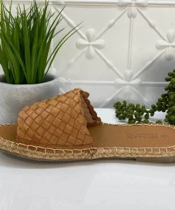 Human Chrissy Sandal - Tan - HS5s Shoes