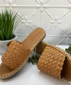 Human Chrissy Sandal - Tan - HS5s Shoes