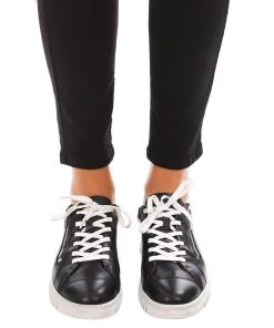 EOS Clarence Leather Sneaker - Black