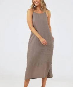 Holiday Dresses Cliffside Maxi Dress | Driftwood | H13 S