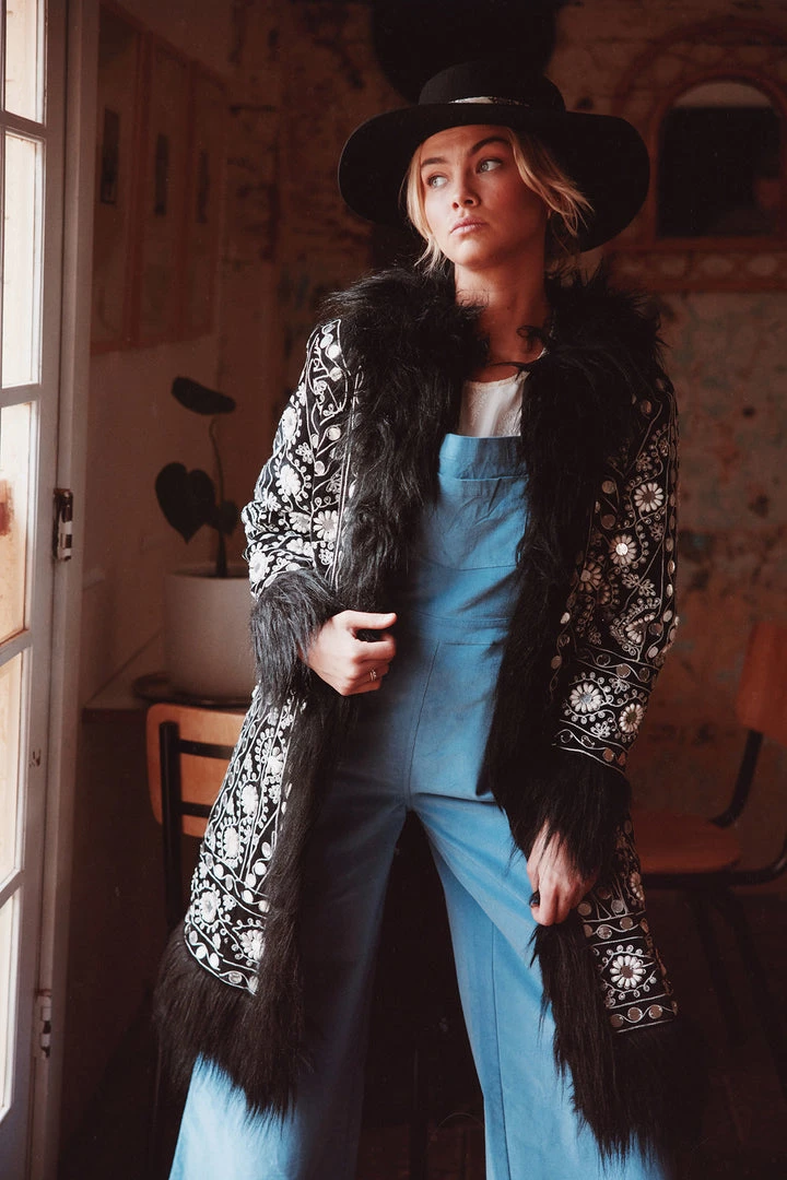 Talisman Coachella Coat | Black | T44 Clothing 1 Talisman Coachella Coat | Black | T44 Clothing