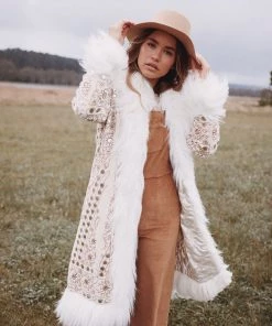 Talisman Coachella Coat | White | T44 Clothing